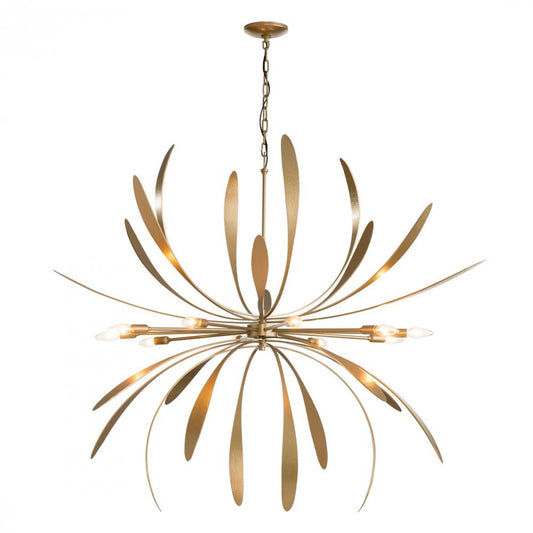 Dahlia Pendant, 10-Light, Bronze, 48.9"W (104355-SKT-05 4RY5N0)