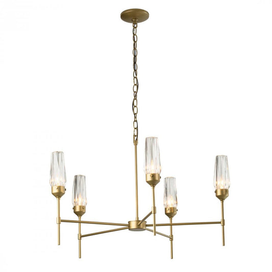 Luma Chandelier, 5-Light, Vintage Platinum, 30.9"W (105060-SKT-82-CR 5D0QP9)