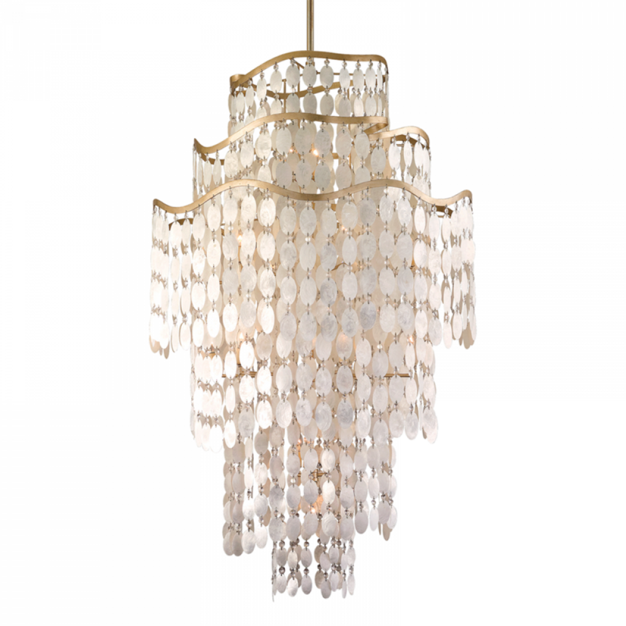 Dolce Pendant, 19-Light, Gold, Miscellaneous, 57.5"H (109-719-CPL 93GA)