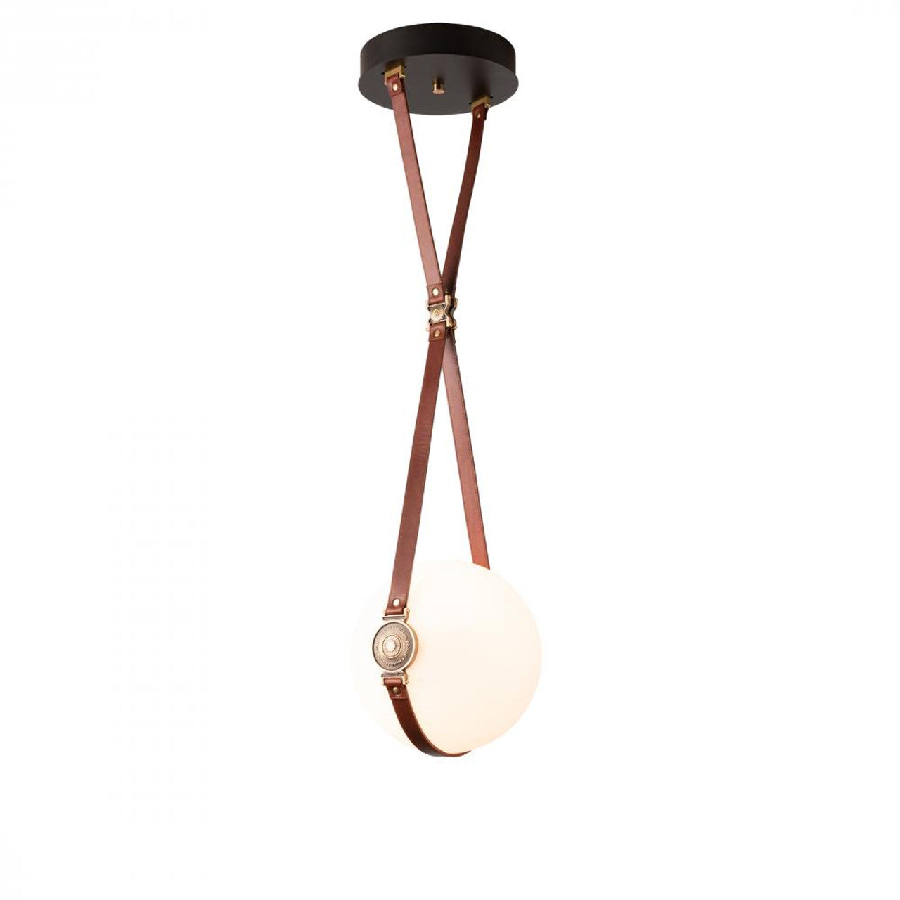 Derby Pendant, 1-light, Long Height, LED, Black, Opal Glass, 10"W (131040-LED-LONG-10-24-LB-HF-GG0670 5D3KHD)