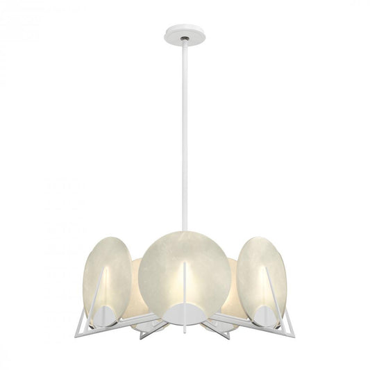 Callisto Pendant, 7-Light, White, 28.1"W (131059-SKT-MULT-02-AR 5YWQV9)