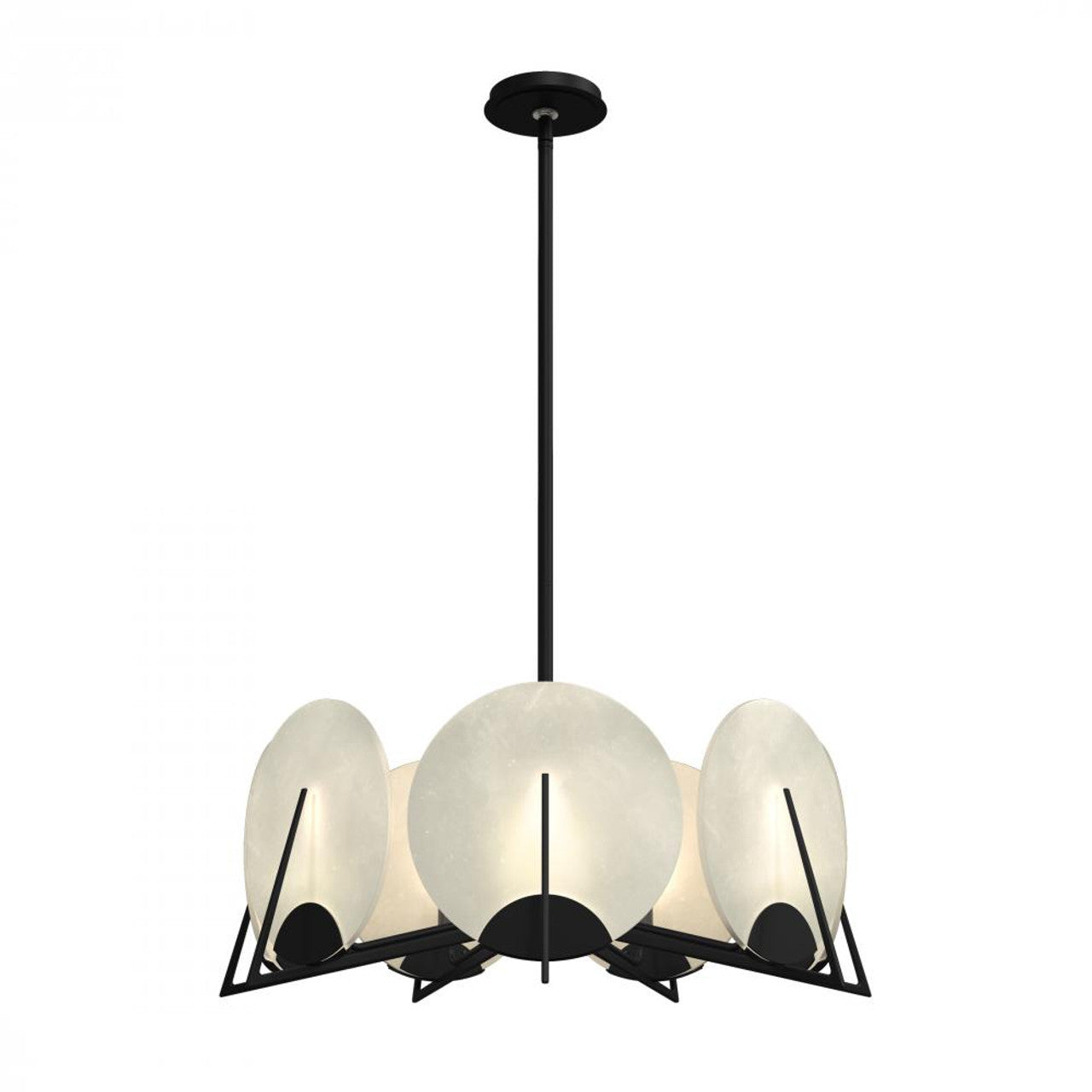 Callisto Pendant, 7-Light, Black, 28.1"W (131059-SKT-MULT-10-AR 5YWQVD)