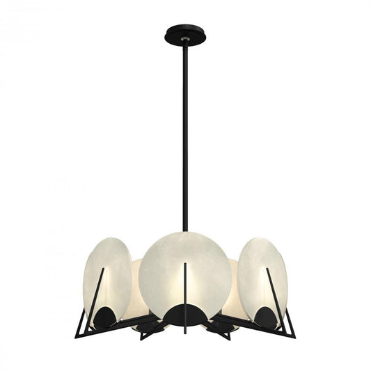 Callisto Pendant, 7-Light, Black, 28.1"W (131059-SKT-MULT-10-AR 5YWQVD)