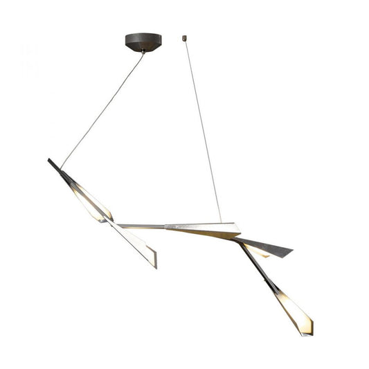 Quill Pendant, 1-Lights, LED, Modern Brass, 16"W (135001-LED-STND-86 5NFNU3)