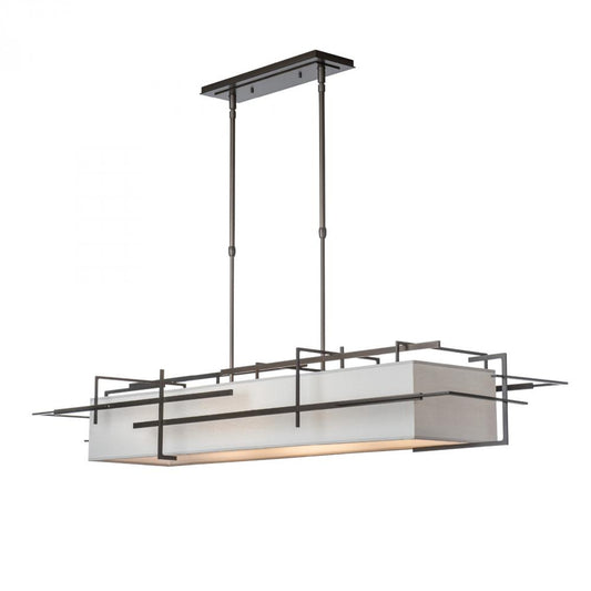 Etch Pendant, 4-light, Long Height, Black, 15.3"W (136390-SKT-LONG-10-SE4298 531V0D)