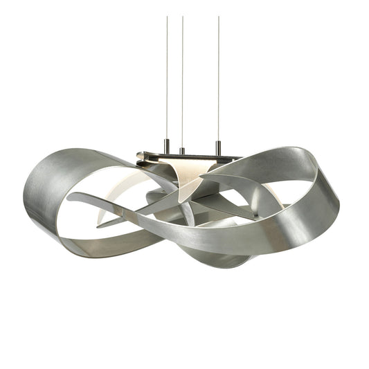 Flux Pendant, 1-Light, Standard Height, LED, Sterling, 26.5"W (136520-LED-STND-85 5D6Q52)