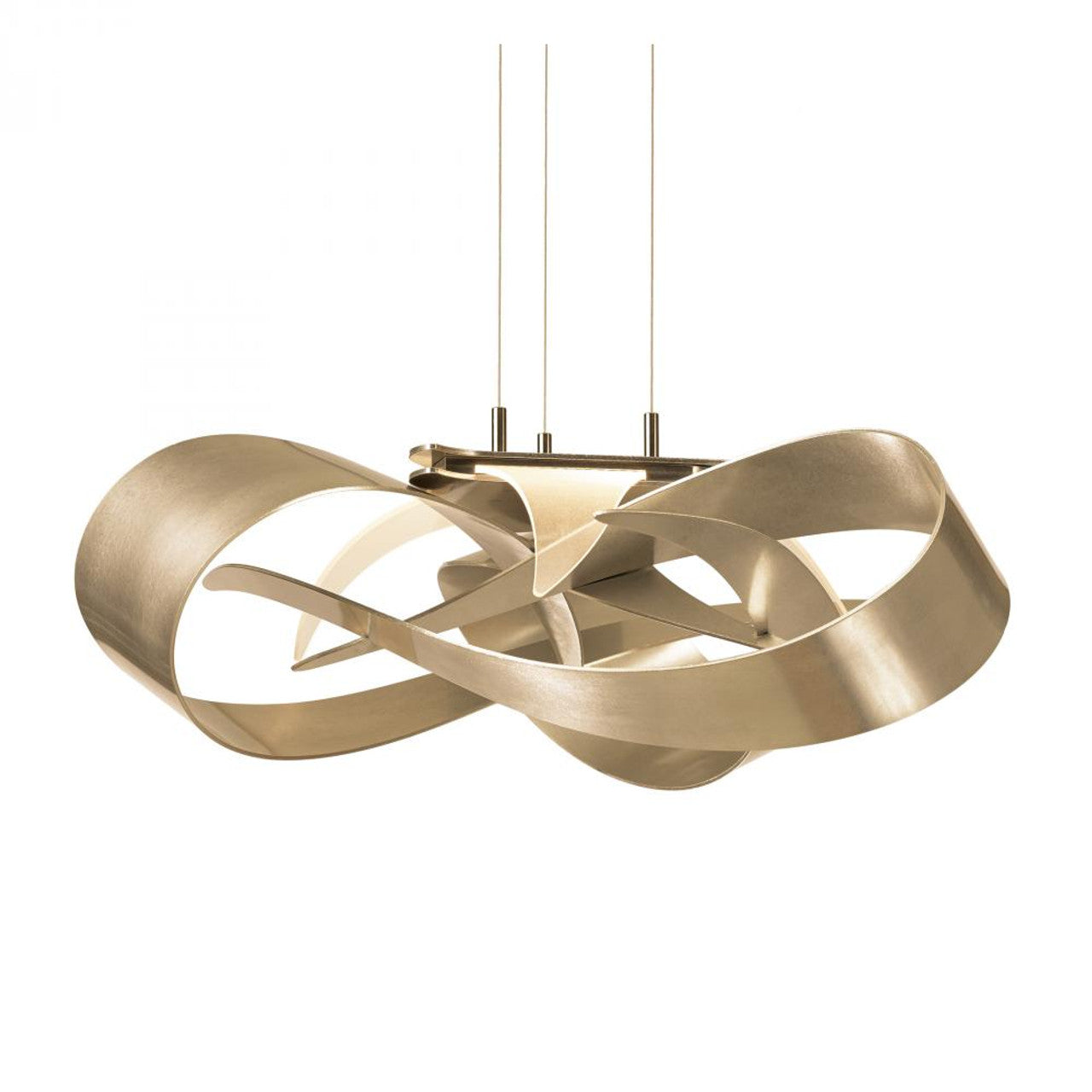 Flux Pendant, 1-Light, Standard Height, LED, Soft Gold, 26.5"W (136520-LED-STND-84 3W4JFM)