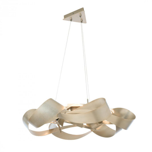 Flux Pendant, 1-Light, Standard Height, LED, Soft Gold, 39.4"W (136525-LED-STND-84 3W4LFD)