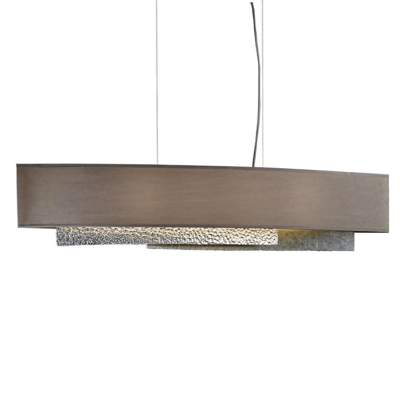 Oceanus Linear Chandelier, 4-Light, Standard Height, Soft Gold, 42"W (137675-SKT-STND-84-SF4279 3W1QLK)