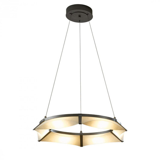 Bento Pendant, 1-Light, Standard Height, LED, Soft Gold, 32.8"W (138650-LED-STND-84-SH1974 3WTZZ1)