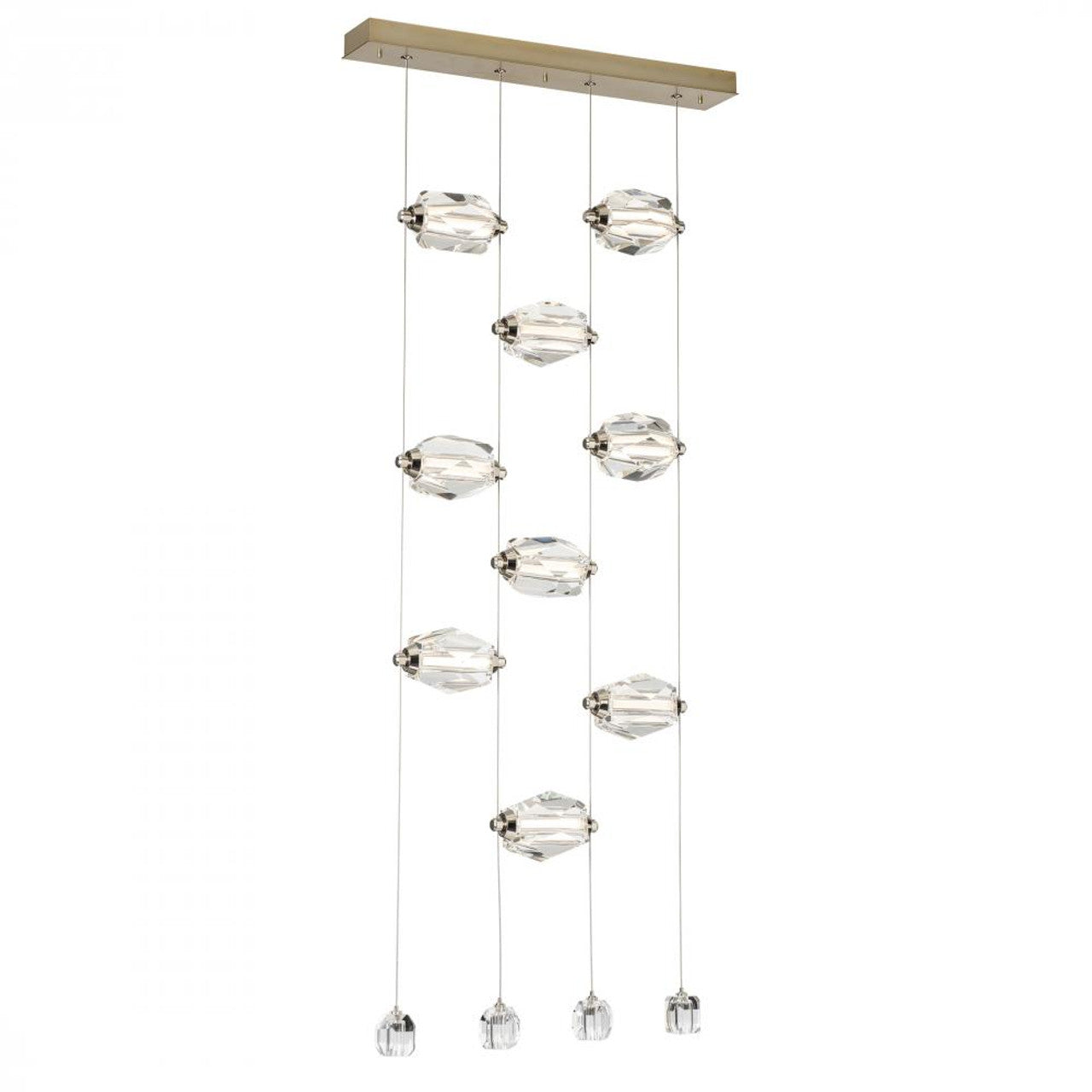 Gatsby Pendant, 9-Light, LED, Modern Brass, 27.5"W (139056-LED-STND-86-CR 5Z5XUE)