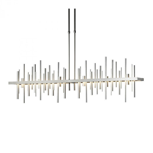 Cityscape Pendant, 1-light, Long Height, LED, Black, 5.3"W (139726-LED-LONG-10-82 461ZN6)