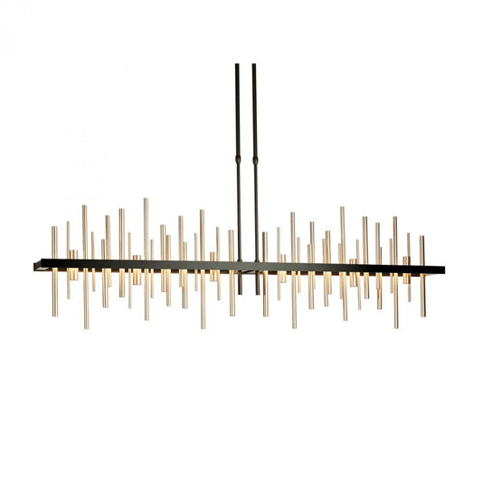 Cityscape Pendant, 1-Light, Standard Height, LED, Black, 5.3"W (139726-LED-STND-10-84 461ZNU)