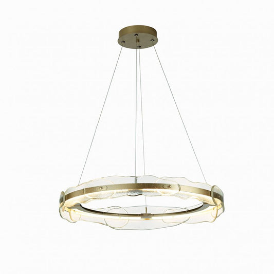 Solstice Pendant, 1-Light, Standard Height, LED, Black, Clear Glass, 35.8"W (139780-LED-STND-10-ZM0518 5D9XMA)