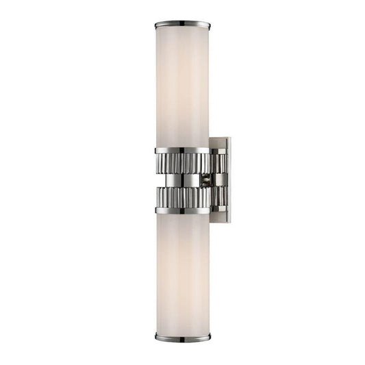 Harper Bath Vanity Light, 2-Light, Nickel, 5.25"W (1562-PN 9L9HJ)