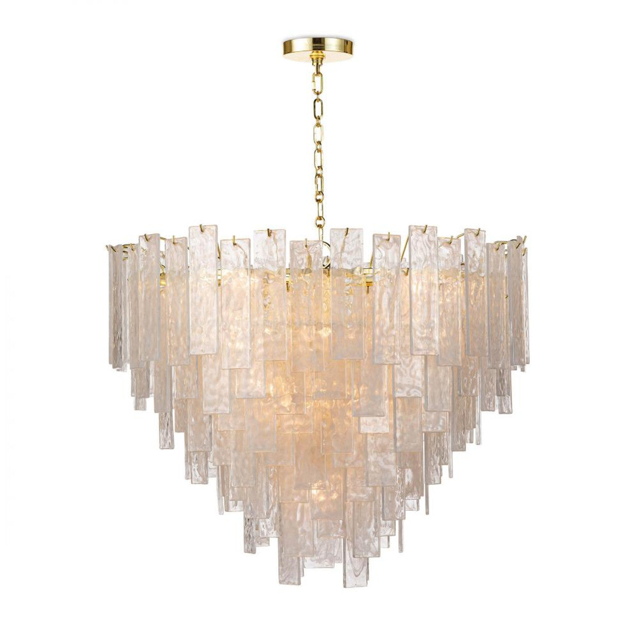 Glacier Chandelier, 16-Light, Clear, 27.5"H (16-1290 50500R0)