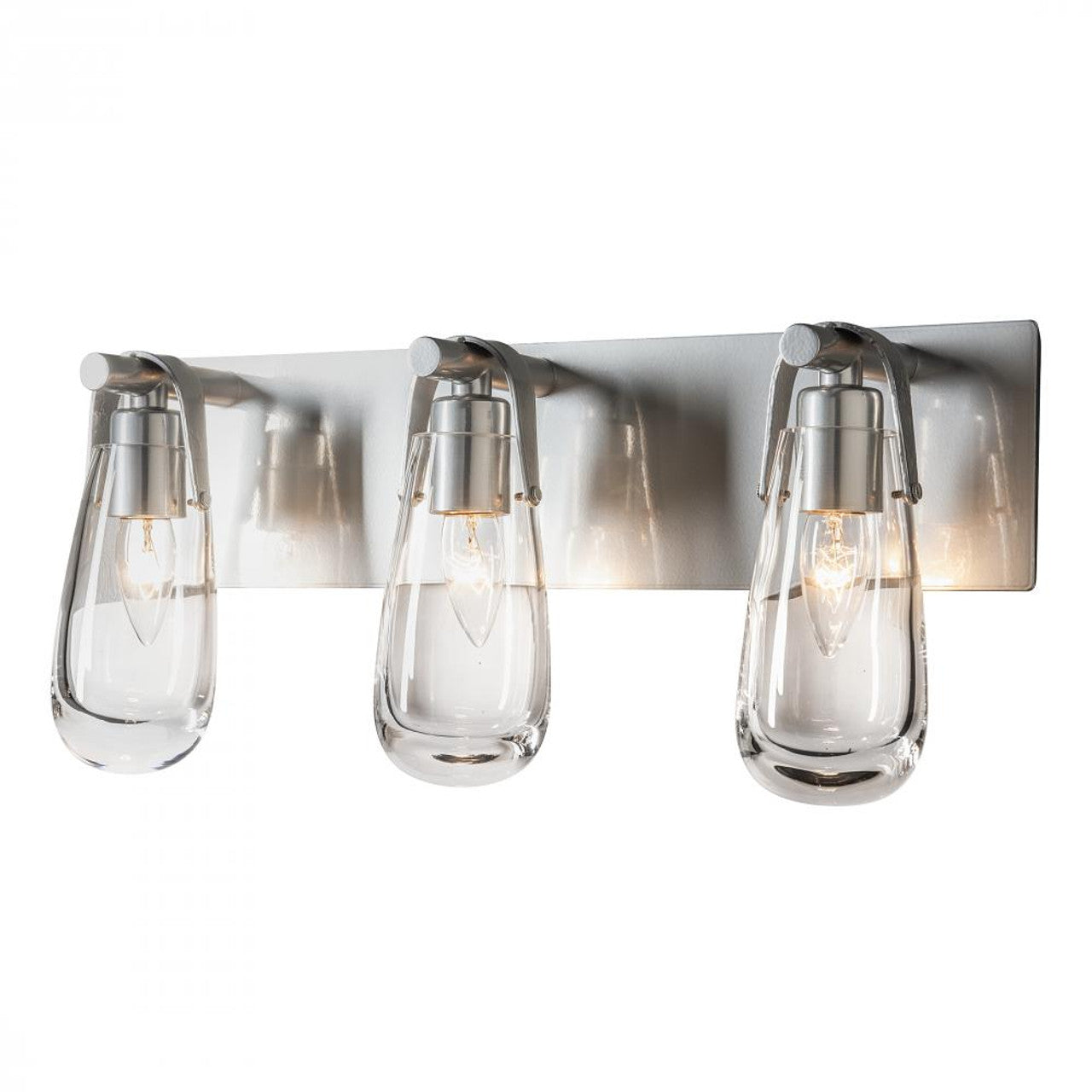 Eos Bathroom Wall Sconce, 3-Light, Sterling, Clear, 21"W (201332-SKT-85-ZM0718 5NQUU2)