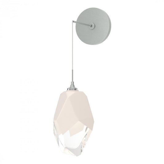 Chrysalis Large Wall Sconce, 1-Light, Vintage Platinum, White Crystal, 11.6"H (201398-SKT-82-WP0755 5ZD145)