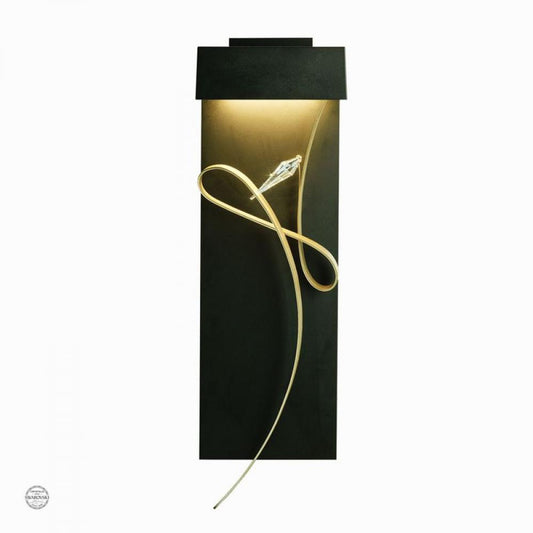 Rhapsody Wall Sconce, 1-Light, LED, Black, Bronze, Swarovski Crystal, 26.75"H (205440-LED-10-05-CR 5DGV5F)