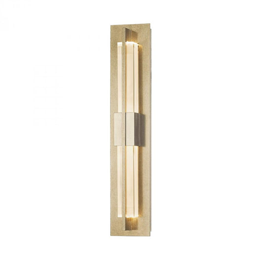 Double Axis Wall Sconce, 1-Light, LED, Soft Gold, Clear Glass, 23.5"H (206440-LED-84-ZM0331 3W4JFV)