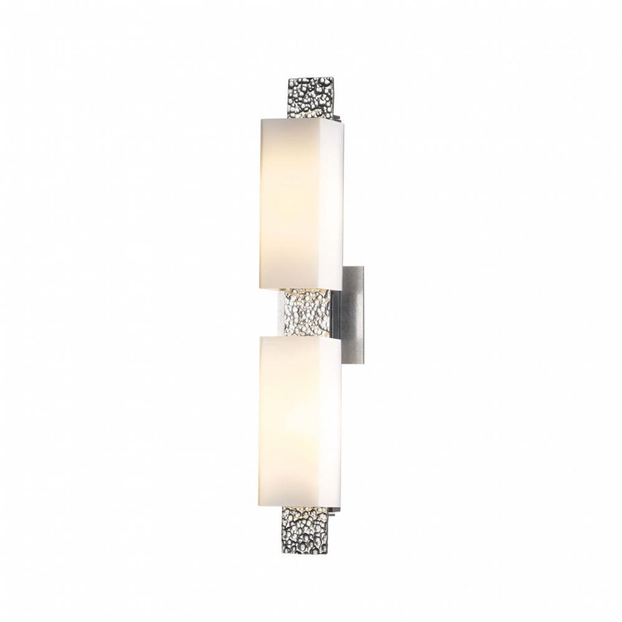 Oceanus Wall Sconce, 2-Light, Sterling, Opal Glass, 23"H (207695-SKT-85-GG0441 5DGY0C)