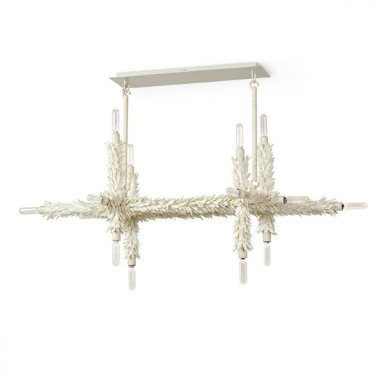 Larkspur Linear Chandelier, 16-Light, Off-White, 50.25"W (2108-79 3706TM51)