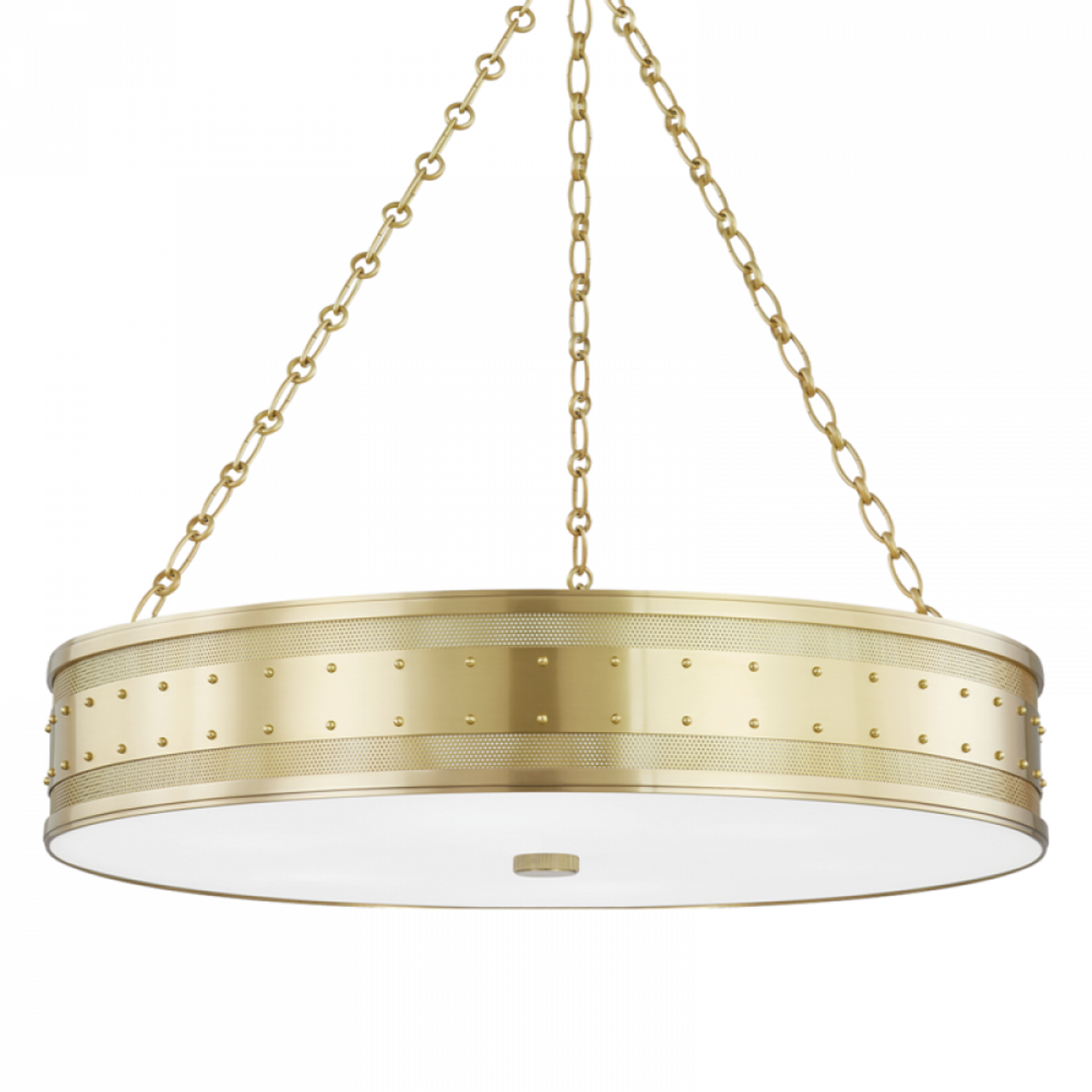 Gaines Pendant, 6-Light, Aged Brass, 30"W (2230-AGB A8J6M)