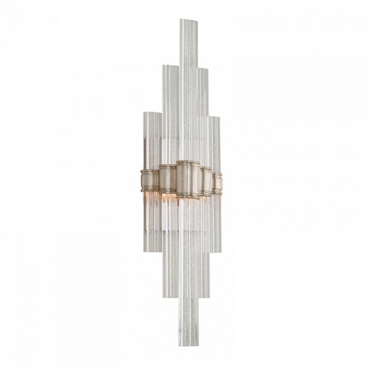 Viola Wall Sconce, 1-Light, Silver, 27.5"H (236-12-WSL 93GK)