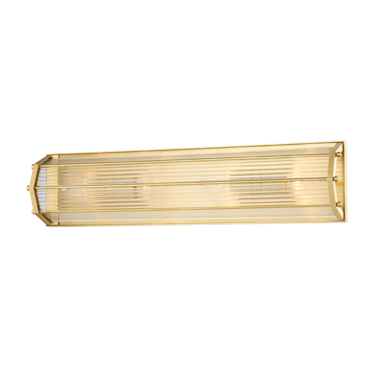 Wembley Wall Sconce, 4-Light, Aged Brass, 28.5"H (2624-AGB A5KGN)