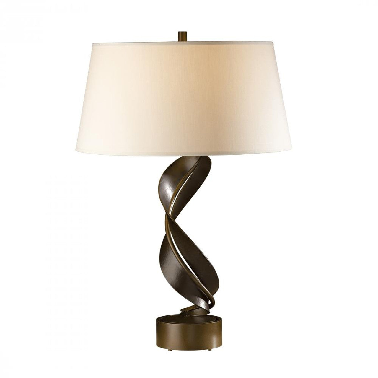 Folio Table Lamp, 1-Light, Bronze, Flax Shade, 25.1"H (272920-SKT-05-SE1815 3KLEU4)