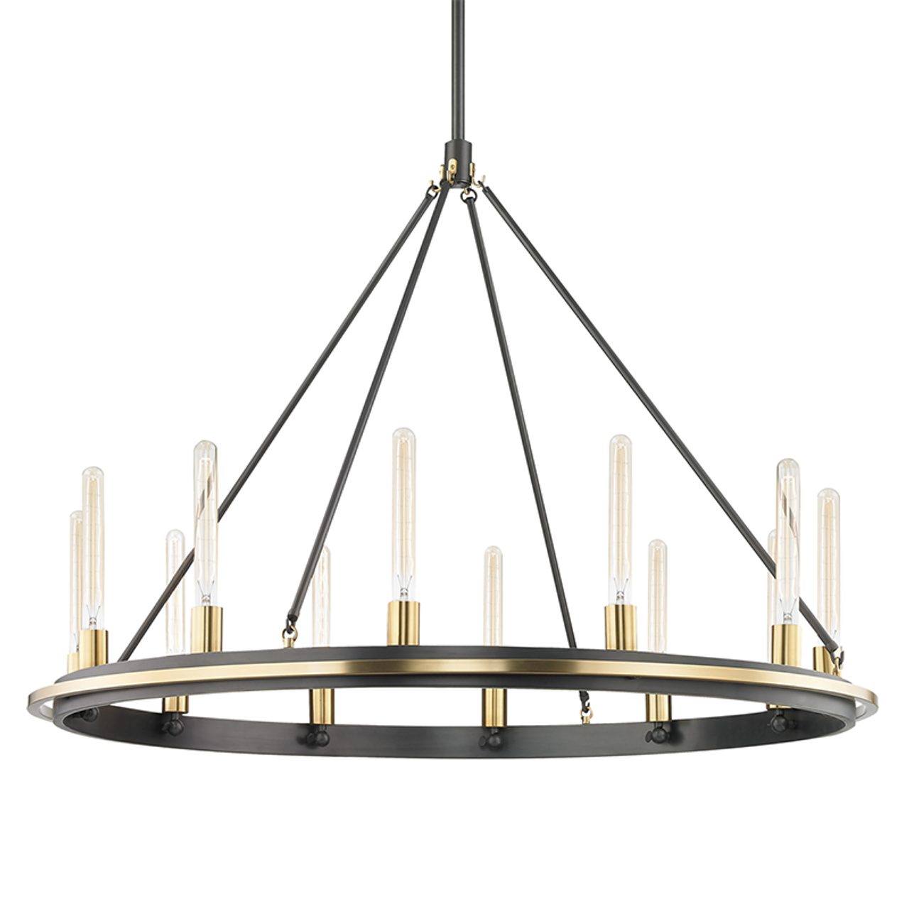 Chambers Pendant, 12-Light, Aged Old Bronze, 45"W (2745-AOB A5FKL)