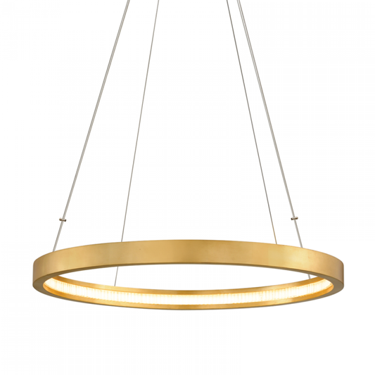 Jasmine Pendant, 1-Light, LED, Gold, 36"W (284-42-GL 95FN)