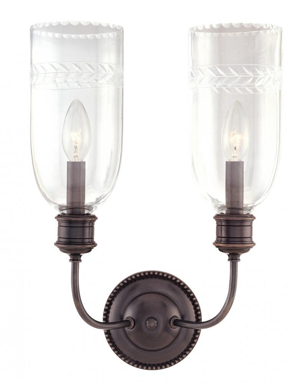 Lafayette Wall Sconce, 2-Light, Antique Brass, 17"H (292-AGB QCMR)