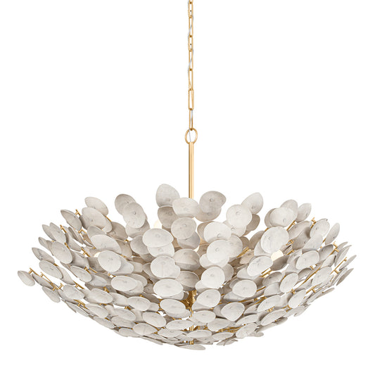 Aimi Chandelier, 12-Light, Vintage Gold Leaf, 48.5"W (356-49-VGL 95F0)