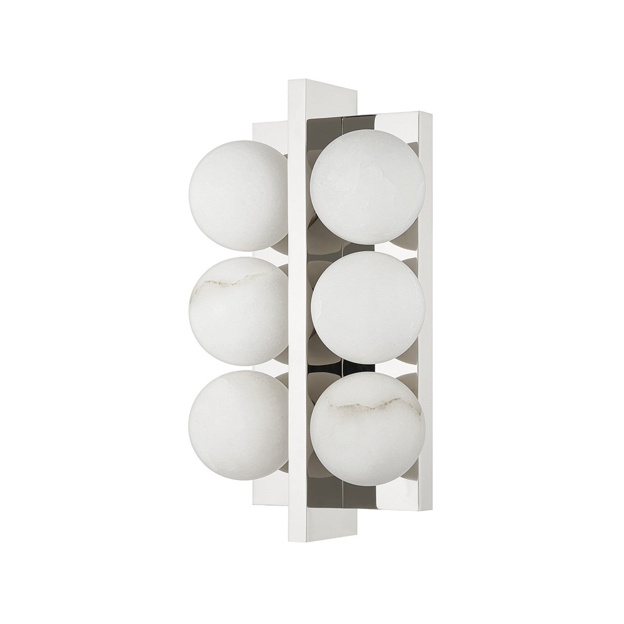 Emille Wall Sconce, 6-Light, Polished Nickel, 12.25"H (357-06-PN 95F1)