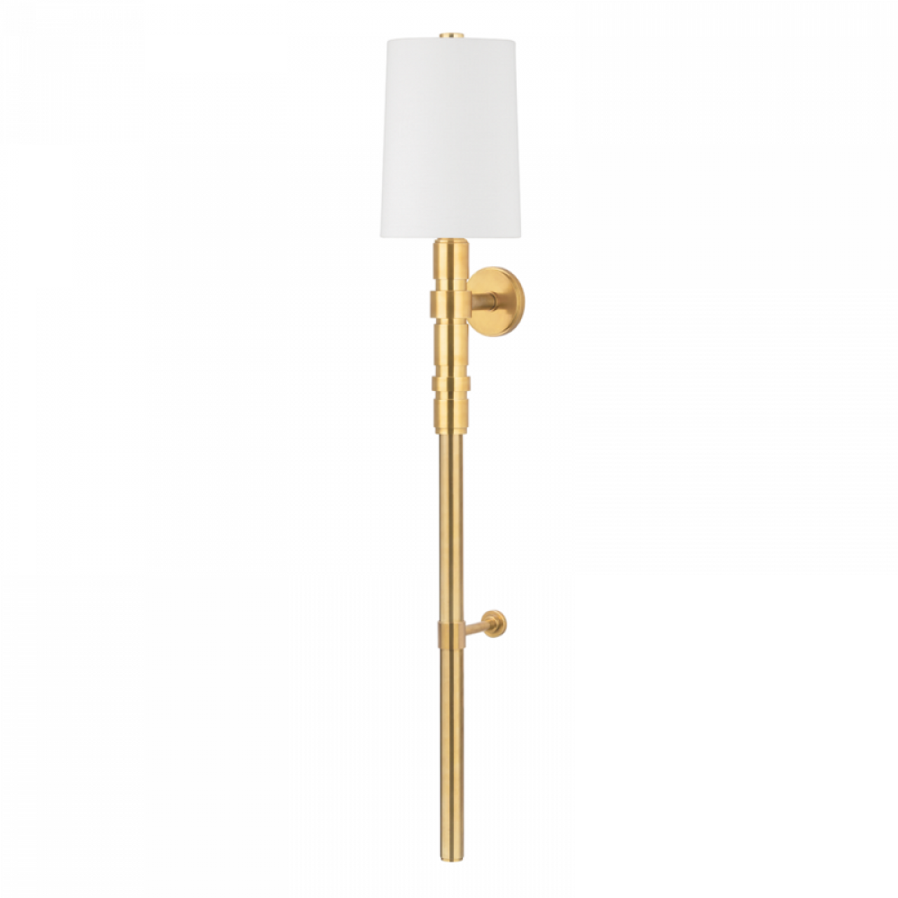 Cormoran Wall Sconce, 1-Light, Brass, 59.75"H (408-01-VB 93GZ)