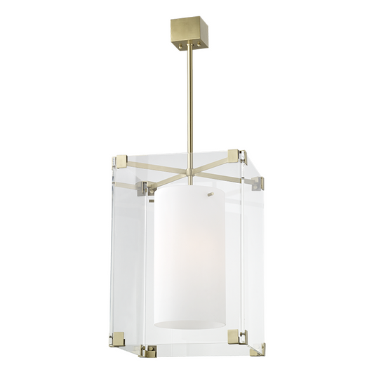 Achilles Pendant, 3-Light, Aged Brass, 18"W (4132-AGB A2JVE)