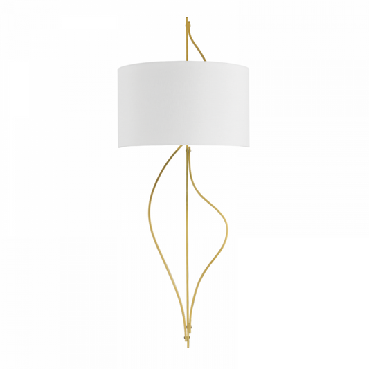 Akina Wall Sconce, 2-Light, Brass, 37"H (421-02-VB 9.40E+06)