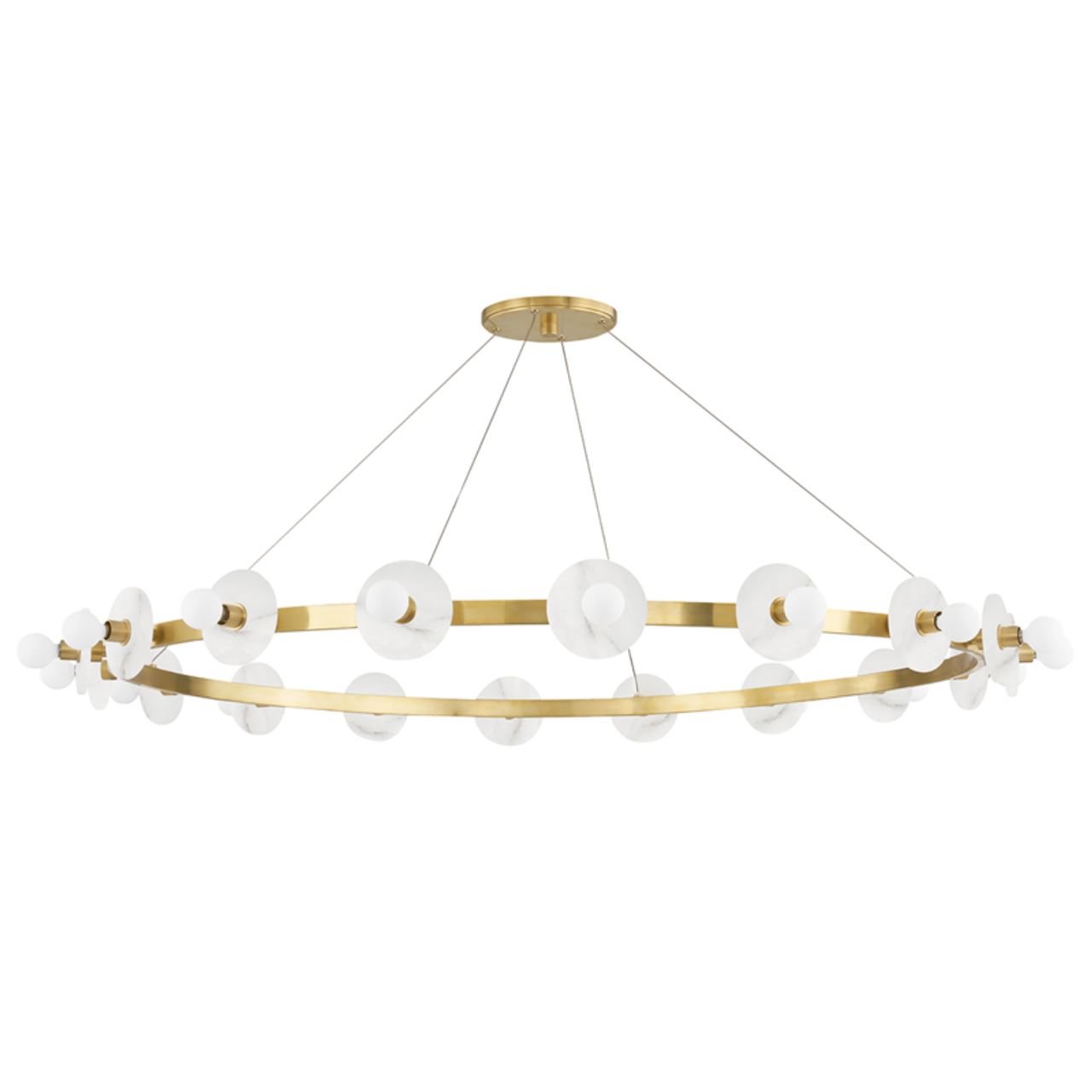 Austen Chandelier, 18-Light, Aged Brass, 58"W (4258-AGB A8G9E)