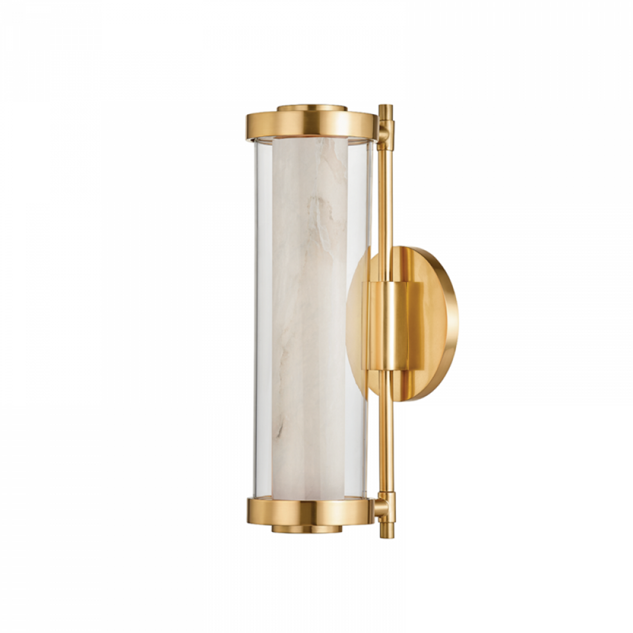 Caterina Wall Sconce, 1-Light, LED, Brass, 14.25"H (433-14-VB 94F2)