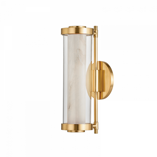 Caterina Wall Sconce, 1-Light, LED, Brass, 14.25"H (433-14-VB 94F2)