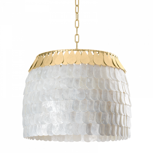 Coralie Chandelier, 4-Light, Gold, 21"Dia (434-18-VGL 94F7)