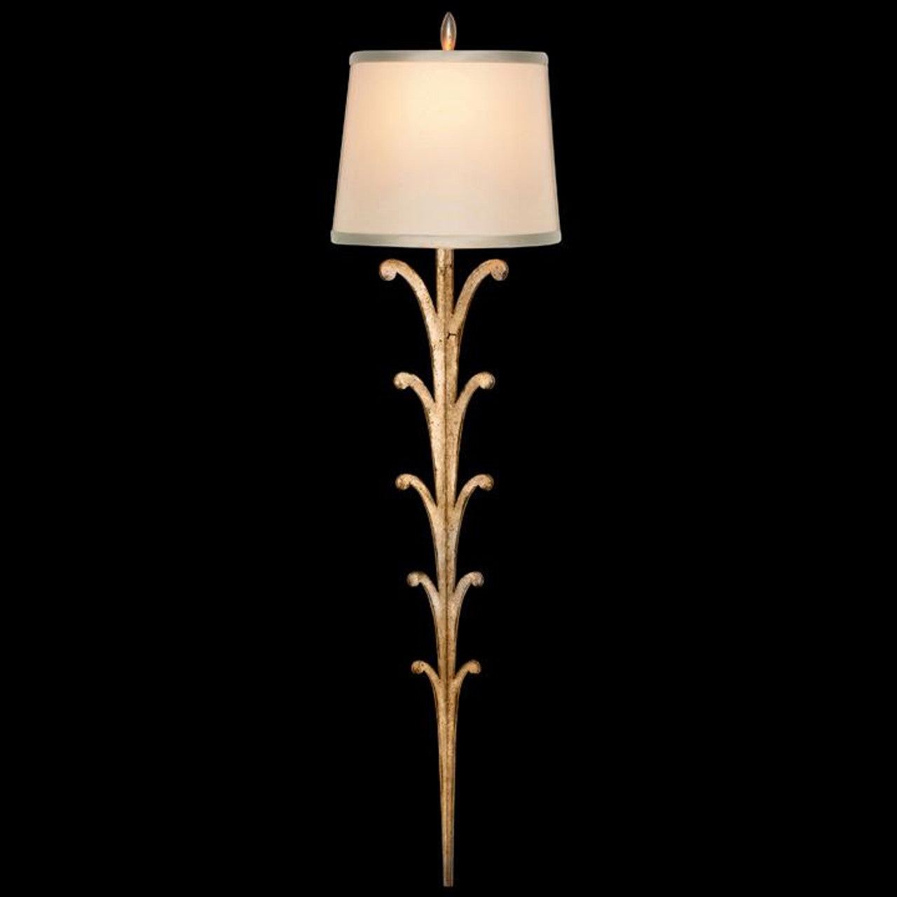 Portobello Road Wall Sconce, 1-Light, Dore Gold, Hand-Tailored Shade, 27"H (439450ST 6ANP)