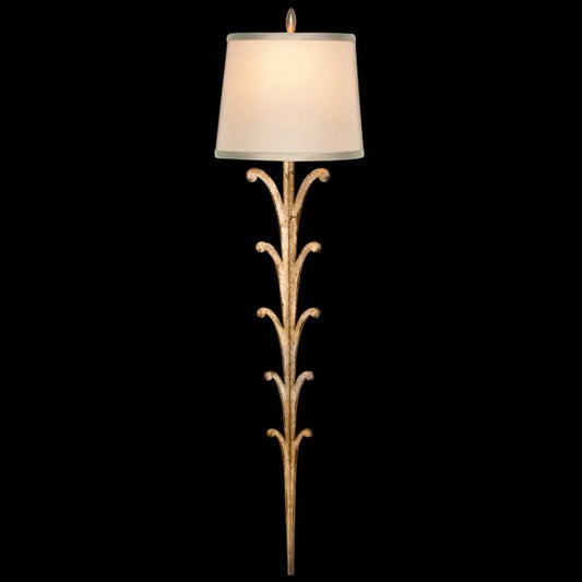 Portobello Road Wall Sconce, 1-Light, Dore Gold, Hand-Tailored Shade, 27"H (439450ST 6ANP)