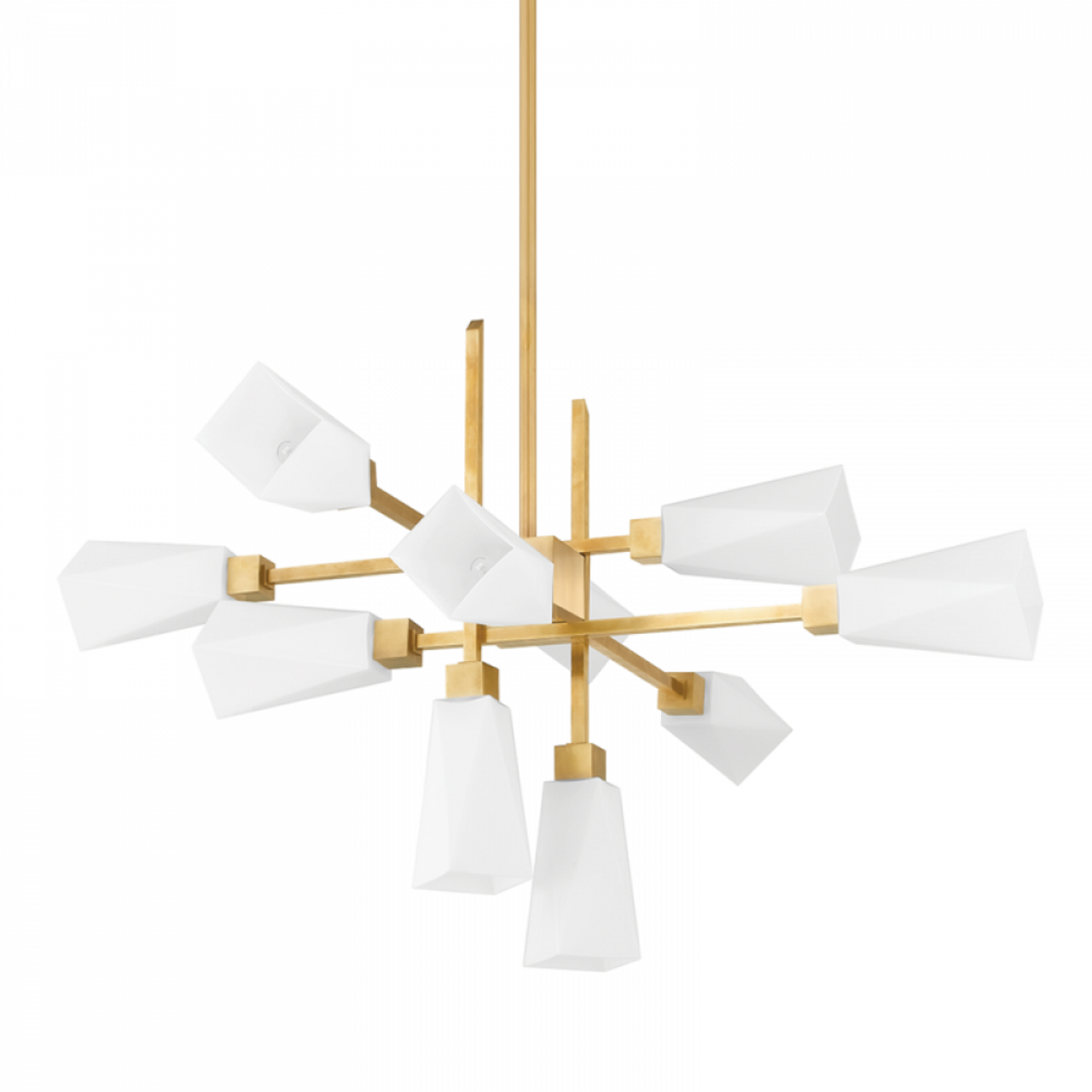 Artemis Chandelier, 10-Light, Brass, 45.75"Dia (441-46-VB 94FM)