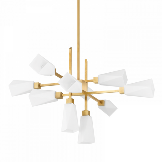 Artemis Chandelier, 10-Light, Brass, 45.75"Dia (441-46-VB 94FM)