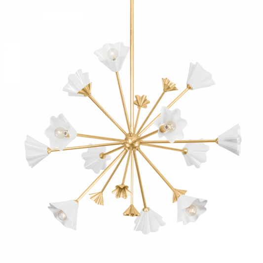 Julieta Chandelier, 12-Light, Gold, 40"Dia (451-38-VGL 94G3)