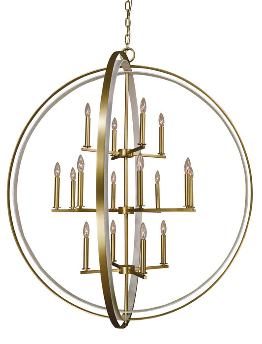 Constellation Pendant, 16-Light, Bronze, 48"H (4656 MB/AB 9U402)