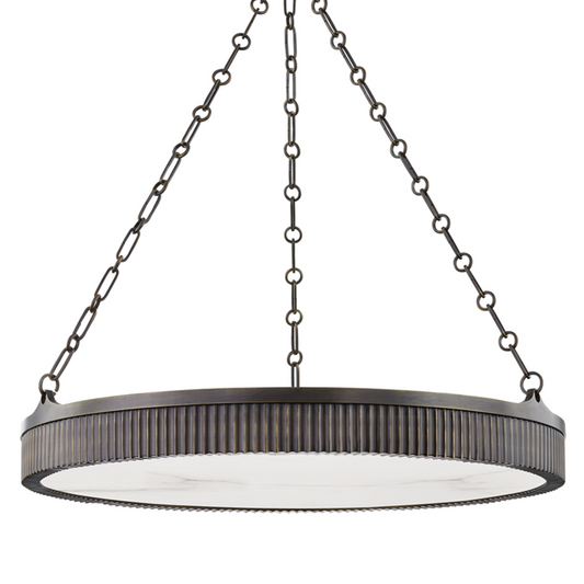 Lynden Pendant, 8-Light, Distressed Bronze, 30"W (532-DB A8GA3)