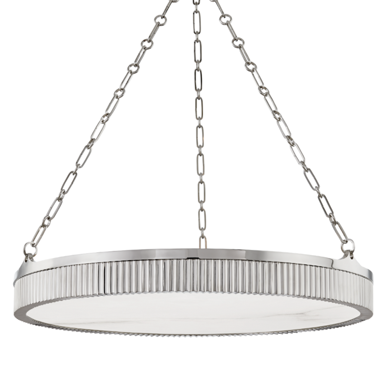 Lynden Pendant, 8-Light, Polished Nickel, 30"W (532-PN A8GA4)